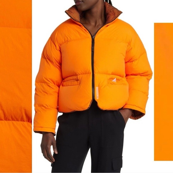Connor McKnight Orange Puffer Jacket - Picture 10 of 11